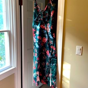 MIDI front tie dress